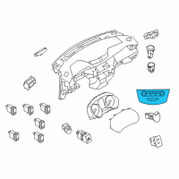 OEM 2021 Nissan Rogue Sport Controller Assy-Air Conditiner Diagram - 27500-6MA0A