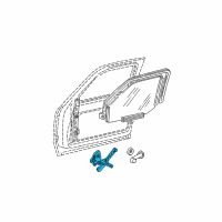 OEM Chevrolet Blazer Regulator Diagram - 22071948