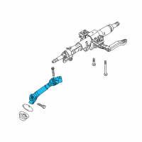 OEM 2009 Saturn Astra Intermediate Steering Shaft Assembly Diagram - 9223059