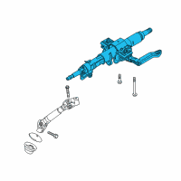 OEM 2008 Saturn Astra Column, Steering Diagram - 93356638