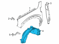 OEM Ford Bronco Sport SHIELD Diagram - M1PZ-16102-A