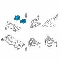 OEM 2012 BMW 528i xDrive Engine Mount Diagram - 22-32-6-780-269