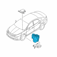OEM 2015 Hyundai Azera Anti-Lock Brake Part Pump Diagram - 58920-3V750