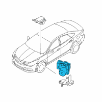 OEM 2017 Hyundai Azera Anti-Lock Brake Part Pump Diagram - 58920-3V750