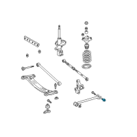 OEM 1995 Toyota Celica Lower Arm Nut Diagram - 90089-17059