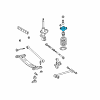 OEM Toyota Solara Upper Support Diagram - 48760-06050