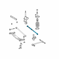 OEM Toyota Avalon Rear Lateral Arm Diagram - 48740-AA020