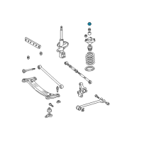 OEM Toyota Strut Mount Cover Diagram - 48753-06011