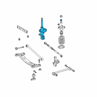 OEM 2002 Toyota Avalon Strut Diagram - 48540-A9070