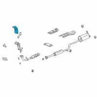 OEM 2002 Honda Insight Cover, Exhuast Manifold Diagram - 18120-PHM-A50