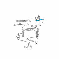 OEM Jeep Compass Tube-Water Inlet Diagram - 4884697AB