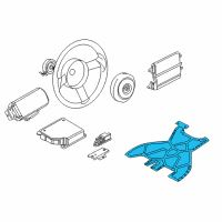 OEM 2001 BMW Z8 Sensor Mat, Co-Driver'S Airbag Diagram - 65-77-7-005-824