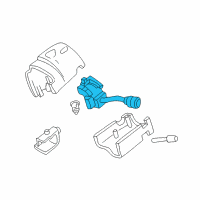 OEM 2004 Ford Excursion Combo Switch Diagram - 4C7Z-13K359-AAA