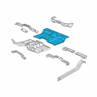 OEM 2013 Ram 3500 Panel-Rear Floor Pan Diagram - 55372348AA