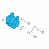 OEM 2022 Infiniti Q50 Engine Alternator Diagram - 23100-4HK1A