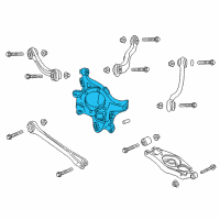 OEM Dodge Challenger Knuckle-Rear Diagram - 68159596AC