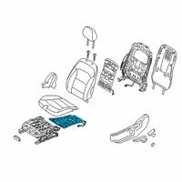 OEM Hyundai Elantra Heater-Front Seat Cushion Diagram - 88190-F3000