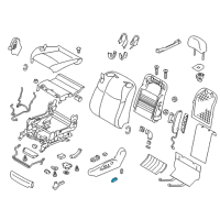 OEM 2012 Infiniti M56 Front Seat Slide Switch Knob, Left Diagram - 87062-1MA0A