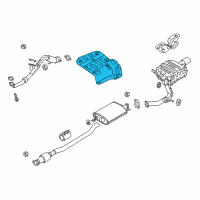 OEM Kia Sorento Protector-Heat Center Diagram - 28793C5000