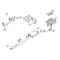 OEM 2018 Kia Cadenza Gasket-Exhaust Pipe Diagram - 28751C5100