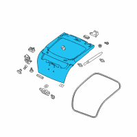 OEM Honda Accord Crosstour Tailgate (DOT) Diagram - 68100-TP6-A80ZZ