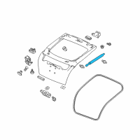 OEM Stay Assembly, Driver Side Diagram - 74870-TP6-305