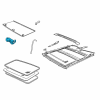 OEM 2005 Ford F-250 Super Duty Motor Assembly Diagram - 5C3Z-15790-AA