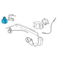 OEM Ford Ranger Cruise Servo Diagram - 6L5Z-9C735-AA