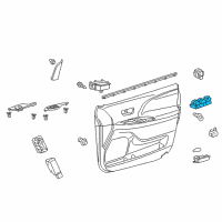 OEM Toyota Sienna Window Switch Diagram - 84040-08020