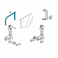 OEM 2005 Ford Focus Upper Channel Diagram - 2M5Z-5425766-BA