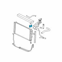 OEM 2001 Oldsmobile Alero Mount Asm-Radiator Upper Diagram - 22608986