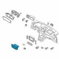 OEM Kia Amanti Control Assembly-Heater Diagram - 972503F70094