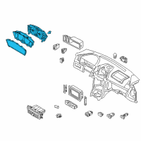 OEM 2007 Kia Amanti Cluster Assembly-Instrument Diagram - 940113F520