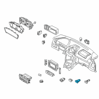 OEM 2007 Kia Amanti Switch Assembly-Hazard Warning Diagram - 937103F00594