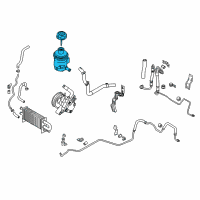 OEM 2008 Kia Amanti Reservoir Assembly-Power Diagram - 571763F200