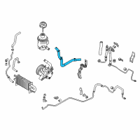 OEM 2009 Kia Amanti Hose-Power Steering Diagram - 575803F400DS