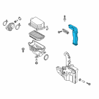 OEM 2017 Hyundai Veloster Duct Assembly-Air Diagram - 28210-2V300
