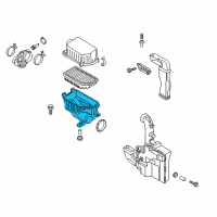 OEM 2015 Hyundai Veloster Body-Air Cleaner Diagram - 28112-2V300