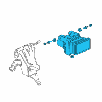 OEM 2005 Acura RSX Modulator Assembly Diagram - 57105-S6M-J10