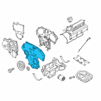 OEM 2015 Nissan Quest Cover Assy-Front Diagram - 13500-9HP0A