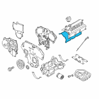 OEM Nissan Murano Rocker Cover Gasket Diagram - 13270-9N01B