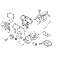 OEM Infiniti Seal-Oil, Crankshaft Front Diagram - 13510-9HP0A