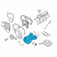 OEM 2020 Nissan Maxima Pan Assy-Oil Diagram - 11110-4RA0B