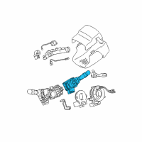 OEM 2008 Toyota Avalon Wiper Switch Diagram - 84652-07091