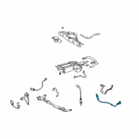 OEM 2006 Lexus RX400h Sensor, Oxygen Diagram - 89465-48200