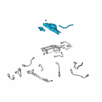 OEM 2006 Lexus RX400h Valve Set, Emission Control Diagram - 25701-20240