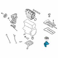 OEM Kia Optima Body Assembly-Throttle Diagram - 351002B340