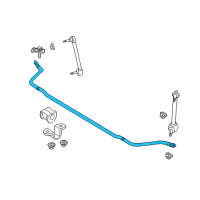 OEM Lincoln Navigator Stabilizer Bar Diagram - 8L1Z-5A772-A