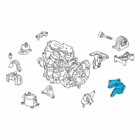 OEM 2017 Honda Accord Mounting Rub Assy., Trns Diagram - 50870-T3W-J50