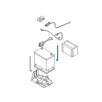 OEM 2002 Nissan Sentra Rod-Battery Fix Diagram - 24425-4Z000